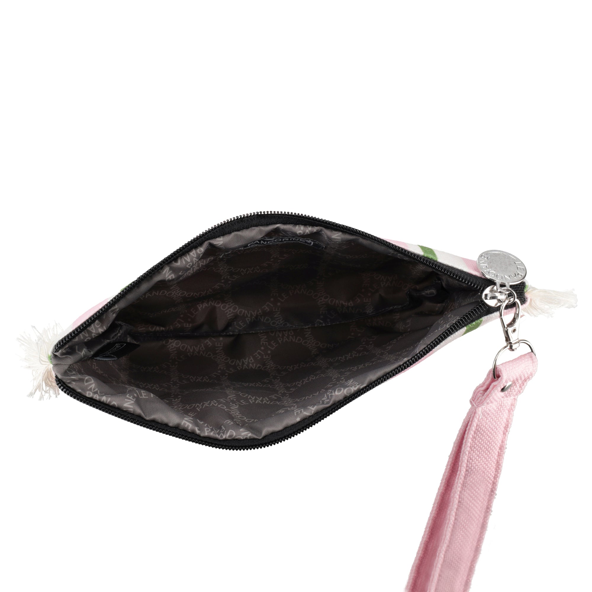 Pochette Marina in tessuto con polsiera colore rosa - Idee Regalo | Le Pandorine
