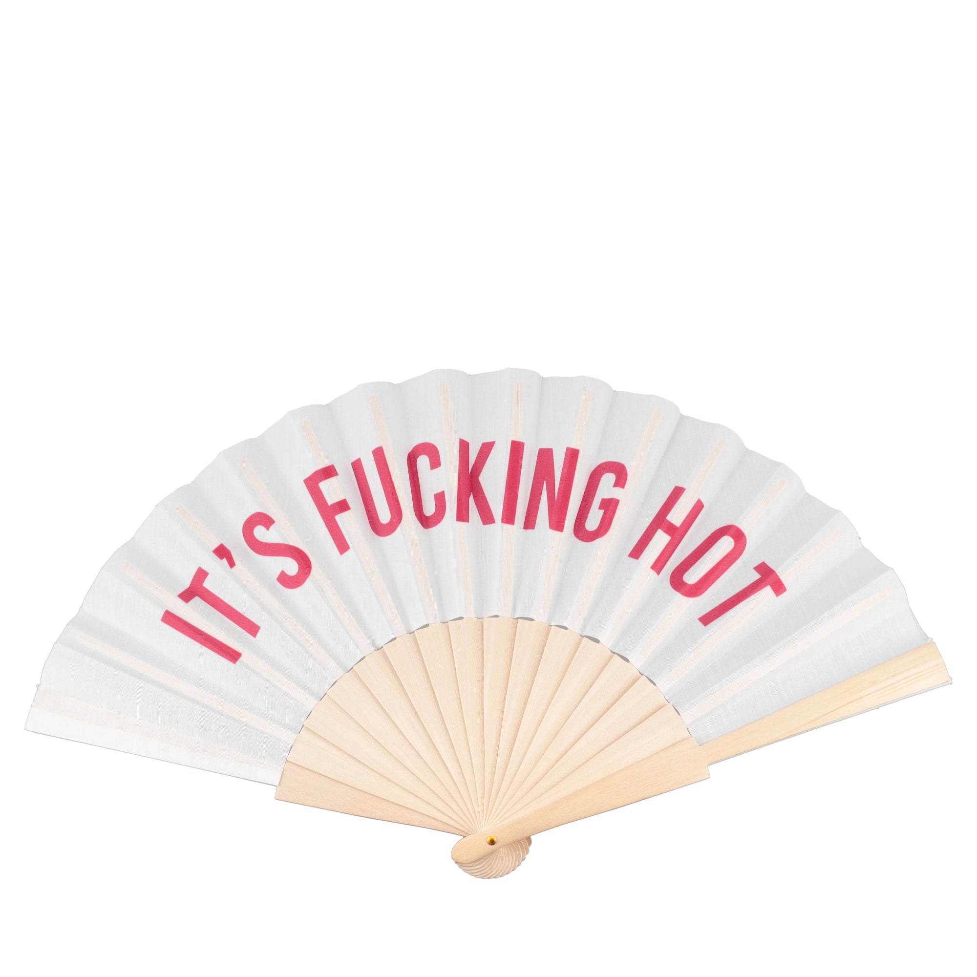 Fan with fuchsia writing - Teli Mare | Le Pandorine