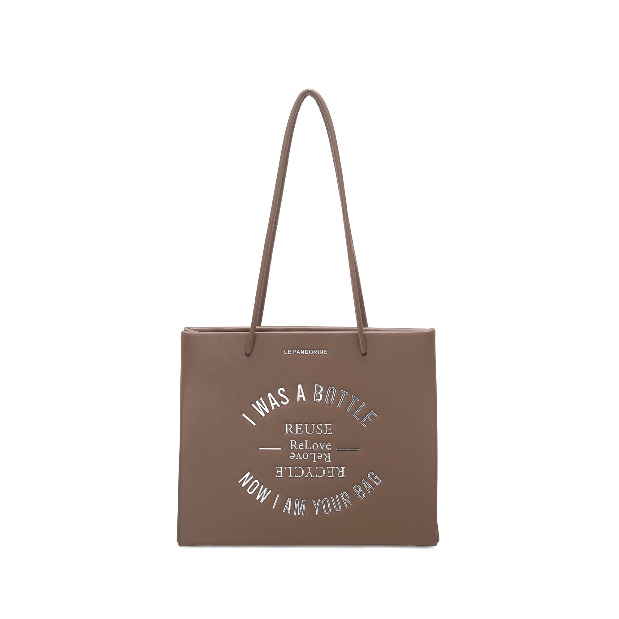 Shopper piccola Bottle Bag colore naturale - Planet B | Le Pandorine