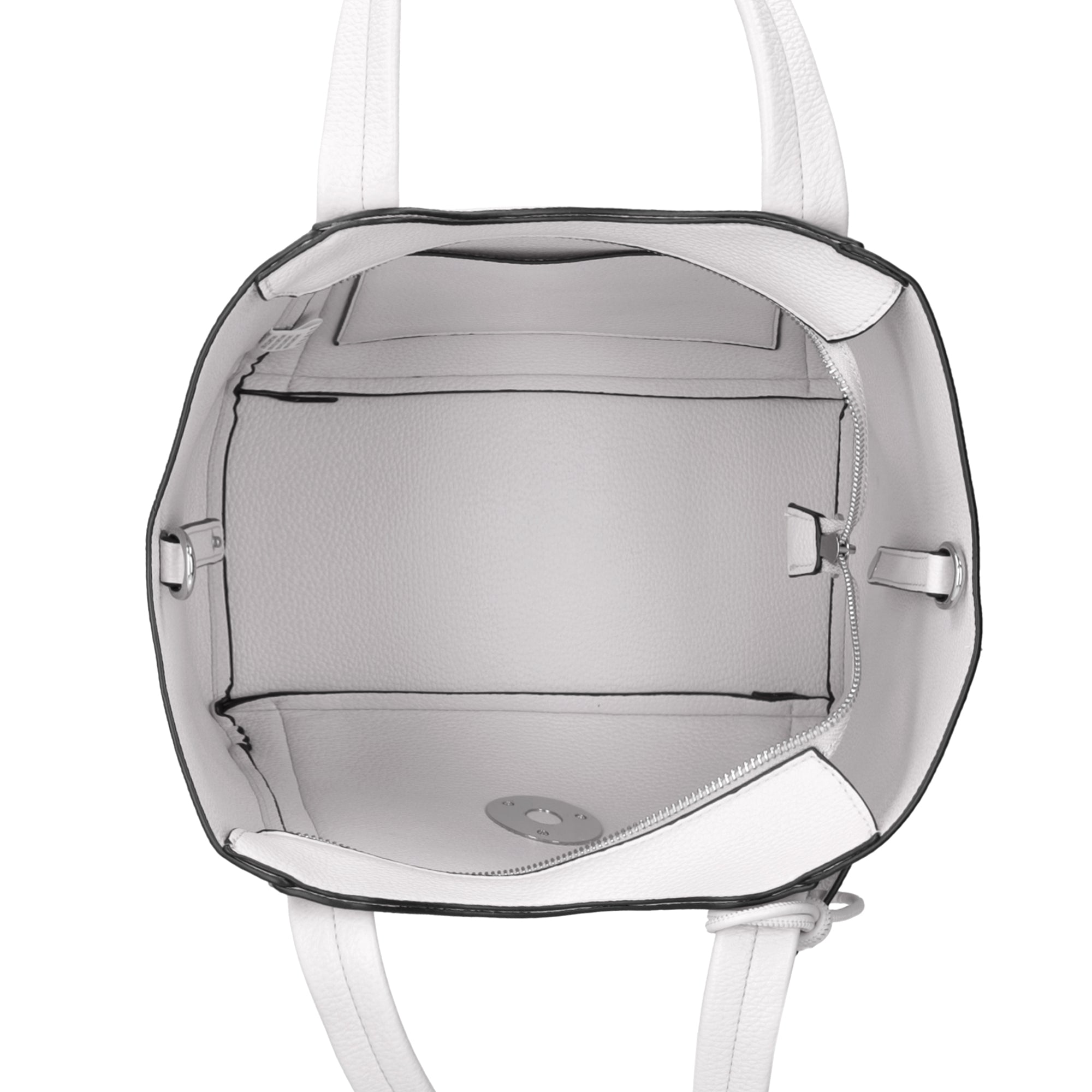 Shopping bag Vicky con tag decorativo colore bianco - Vicky | Le Pandorine